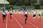 Girls under-13s 100 metres, 2023 Northern Under-13s, Under-15s and Under-17s, Middlesbrough.  Photo: David T. Hewitson/Sports for All Pics